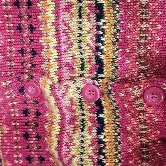 Pink Cardigan/Button Down Sweater PS - Picture 5 of 7